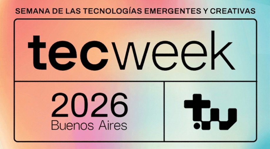Identidad gráfica de Tecweek 2026, la semana de las tecnologías emergentes y creativas de Buenos Aires