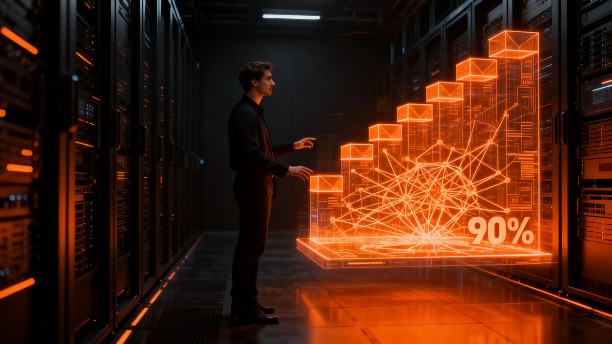 Startup argentina de inteligencia artificial trabajando en su oficina